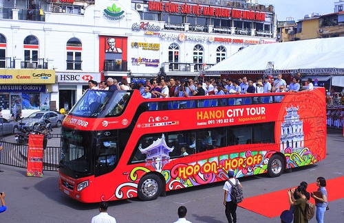 Tuyến xe buýt city tour sẽ miễn phí cho các phóng viên phục vụ Hội nghị